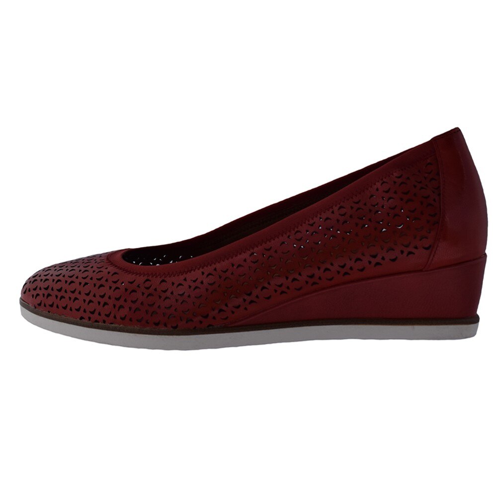 Pantofi dama, din piele naturala, Tamaris, 1-22312-24-05-O-10, rosu, Rosu