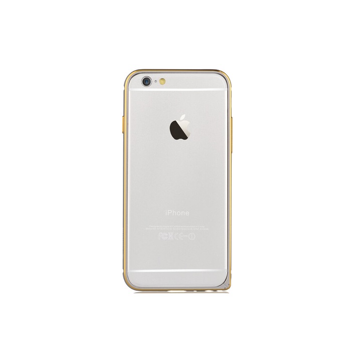 Bumper Comma Aluminium compatibila cu iPhone 6, Silver