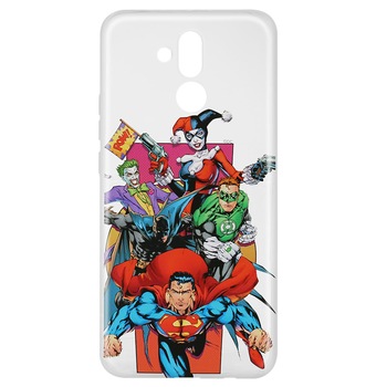 Husa Silicon DC Comics pentru Huawei Mate 20 Lite, Justice League 004 Husa Silicon DC Comics pentru Huawei Mate 20 Lite, Justice League 004