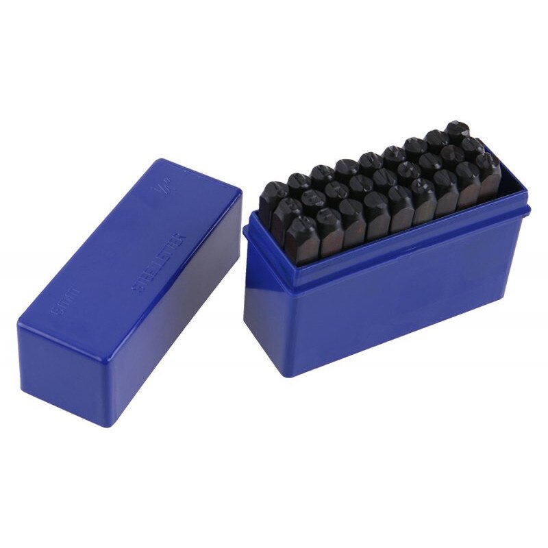 Trusa poansoane litere 8 mm 27 bucati 20971 Levior