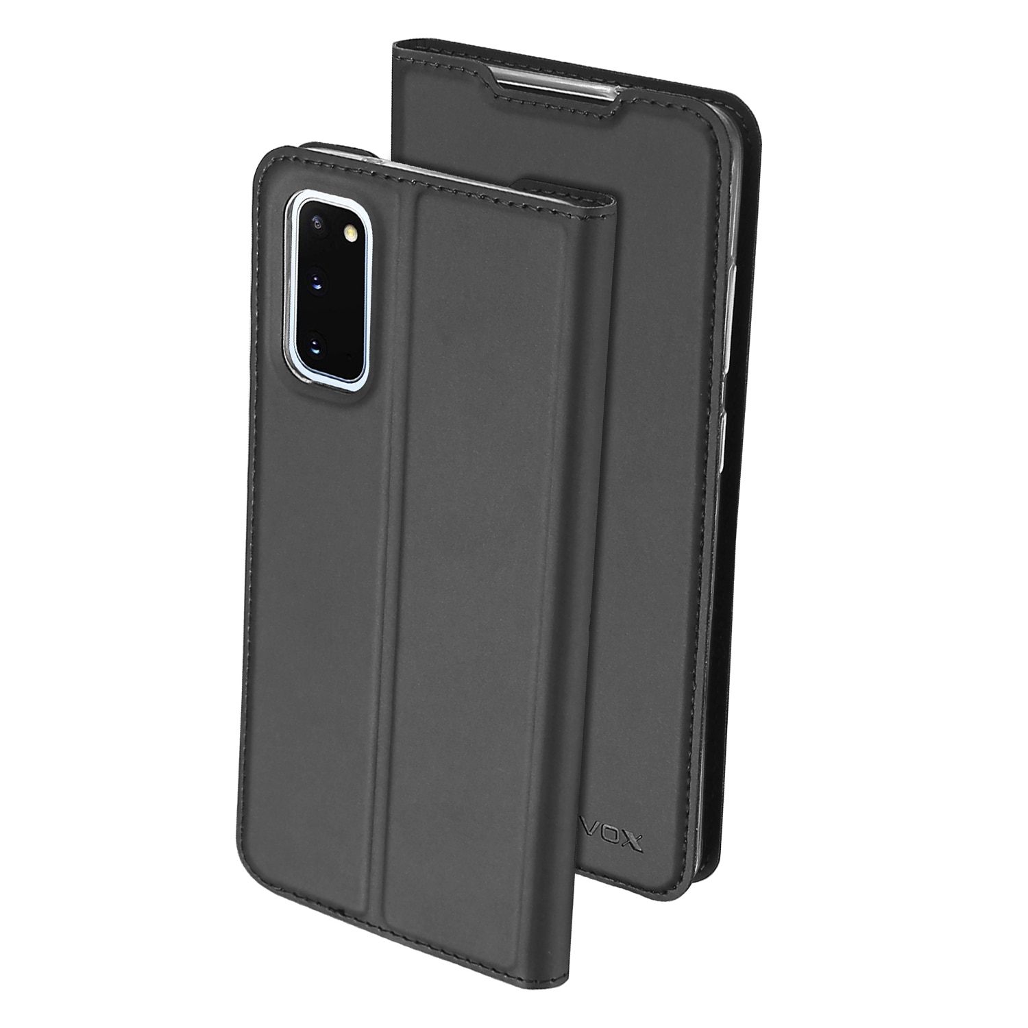 Husa book Nevox Vario pentru Samsung Galaxy S20, Negru