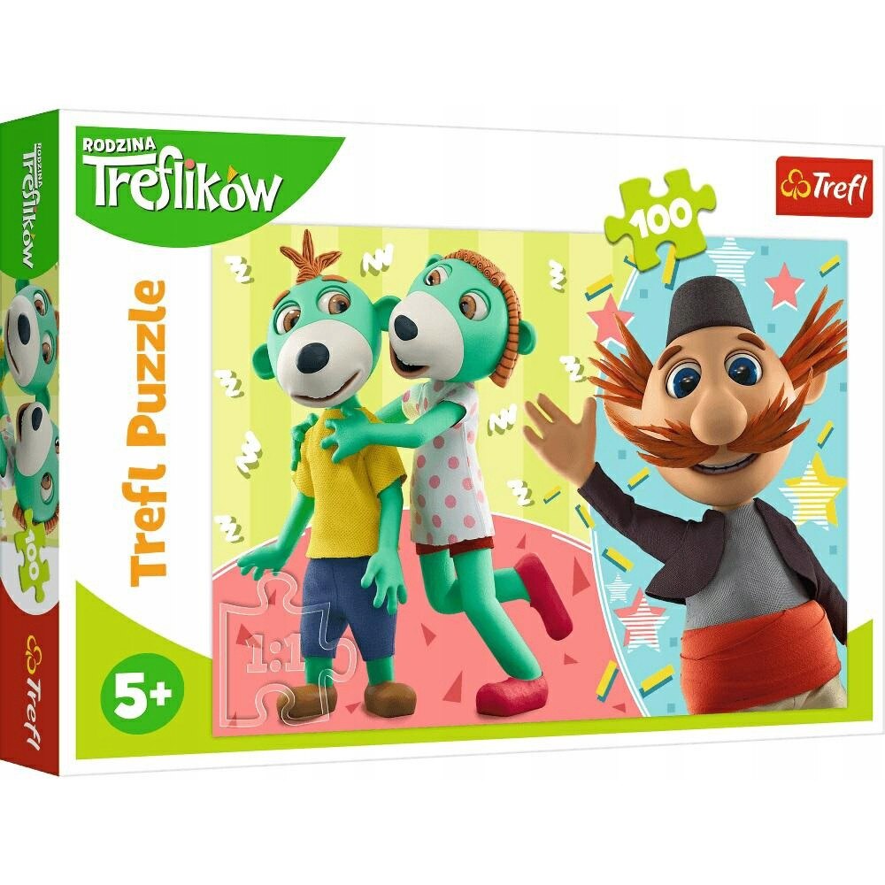 Puzzle Trefl Trefliks and Uncle, 100 piese