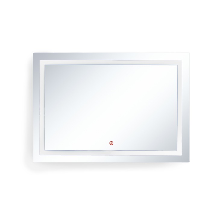 Oglinda baie cu iluminare LED si buton touch, 1000x700x50