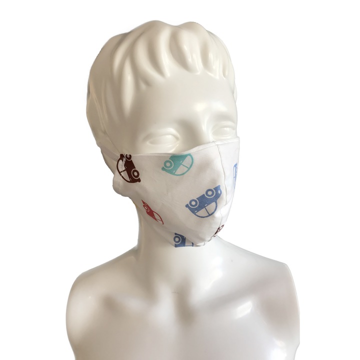 Regina's Desire Arcmaszk, Mosható, Vasalható, 2 rétegű - Gyermek méret, Autós