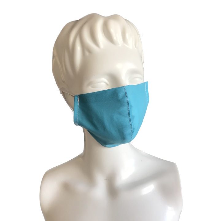 Regina's Desire Arcmaszk, Mosható, Vasalható, 2 rétegű - Gyermek méret, Türkiz