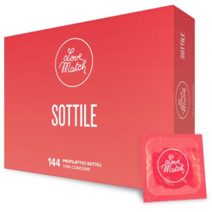 Love Match Sottile ultra vékony óvszer 144db