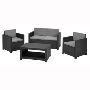 Set Mobila Gradina 3 Piese Vidaxl Tesatura Verde Emag Ro