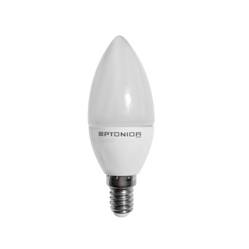 Bec led lumanare E14, 4W(25W), 320lm, A+, lumina rece, Optonica Bec led lumanare E14, 4W(25W), 320lm, A+, lumina rece, Optonica