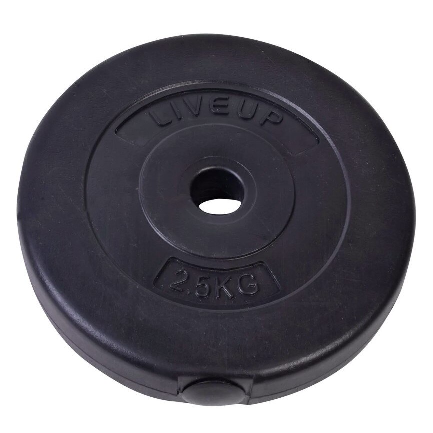 Greutate pentru gantere, Zola®, 2.5 kg, neagra