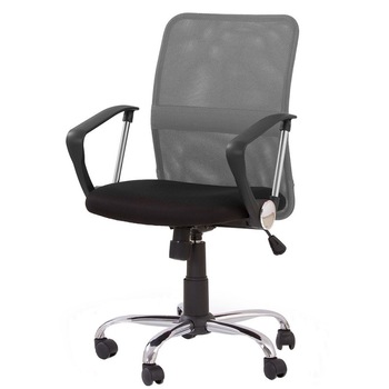 Scaun birou mesh HM Tony, gri Scaun birou mesh HM Tony, gri