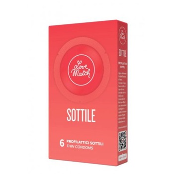 Prezervative subtiri Love Match Sottile, 6 buc Prezervative subtiri Love Match Sottile, 6 buc