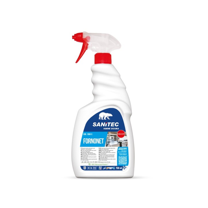 Solutie curatat cuptoare cu pulverizator 750 ml Fornonet, Sanitec