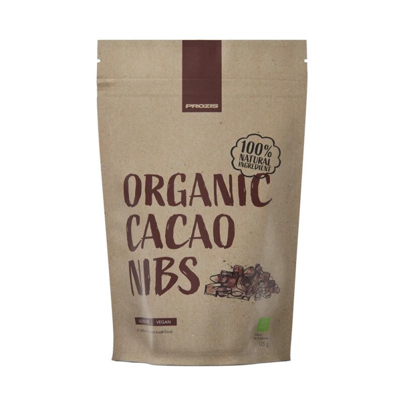 Boabe de Cacao Bio, 125 g