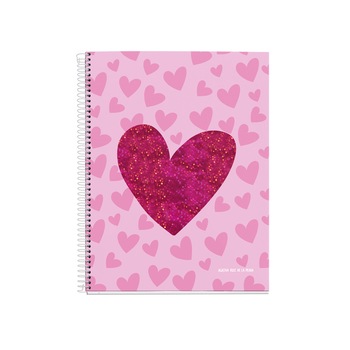 Caiet A4, Lurex - Agatha Ruiz De La Prada,120 file, linii, Miquelrius Caiet A4, Lurex - Agatha Ruiz De La Prada,120 file, linii, Miquelrius