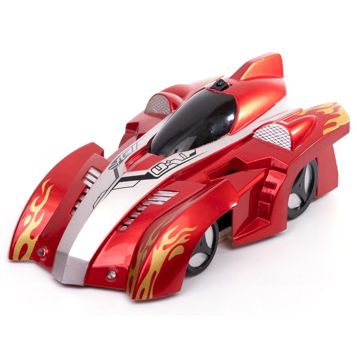 Masina antigravitatie cu telecomanda, merge pe tavan si pe pereti