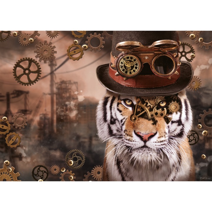 Пъзел Schmidt - Markus Binz - Steampunk Tiger, 1000 части (59646)