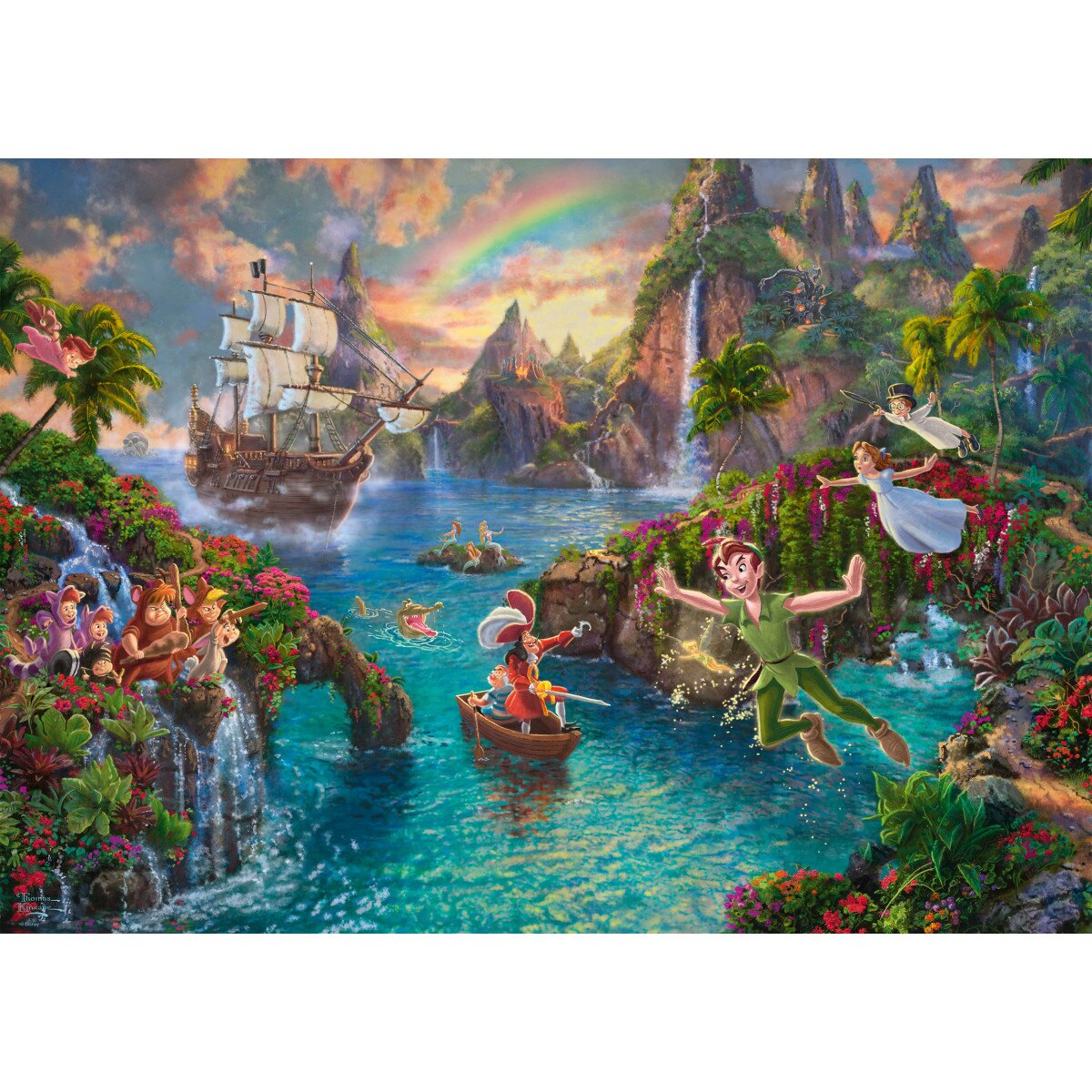 Puzzle Schmidt - Thomas Kinkade - Peter Pan, 1.000 piese (59635)
