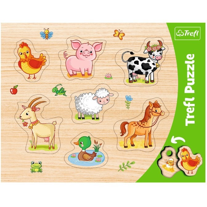Puzzle Trefl - Farm animals, 7 piese (31305)