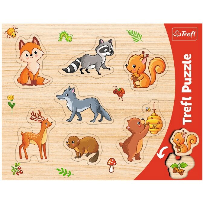Puzzle Trefl - Forest Animals, 7 piese (31307)