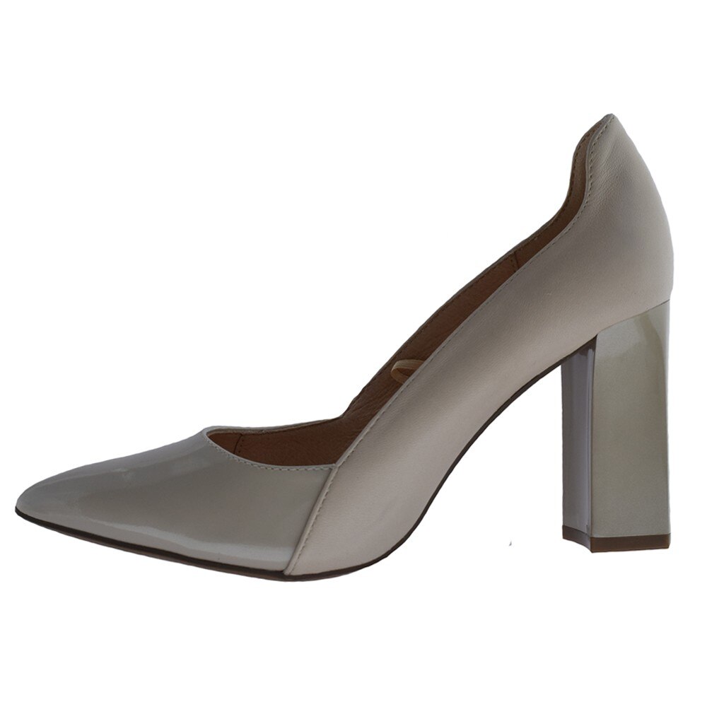 Pantofi dama, din piele naturala, Caprice, 9-22411-24-52-O-03, crem, Crem