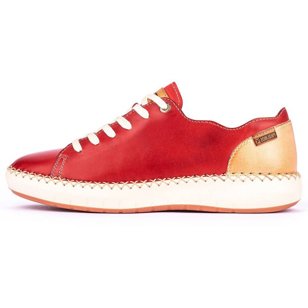 Pantofi dama, din piele naturala, Pikolinos, W6B-6836-37-O-21, corai, Corai