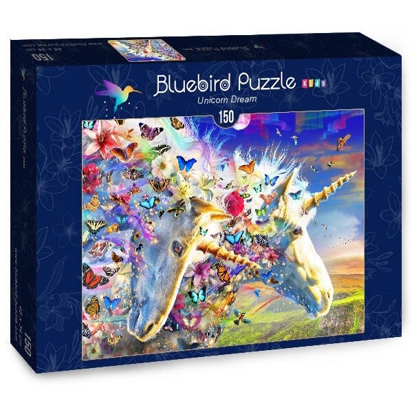 Puzzle Bluebird - Unicorn Dream, 150 piese (70397)