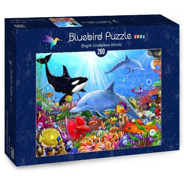 Puzzle Bluebird - Bright Undersea World, 260 piese (70384) - eMAG.ro