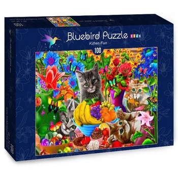 Puzzle Bluebird - Kitten Fun, 100 piese (70393) Puzzle Bluebird - Kitten Fun, 100 piese (70393)