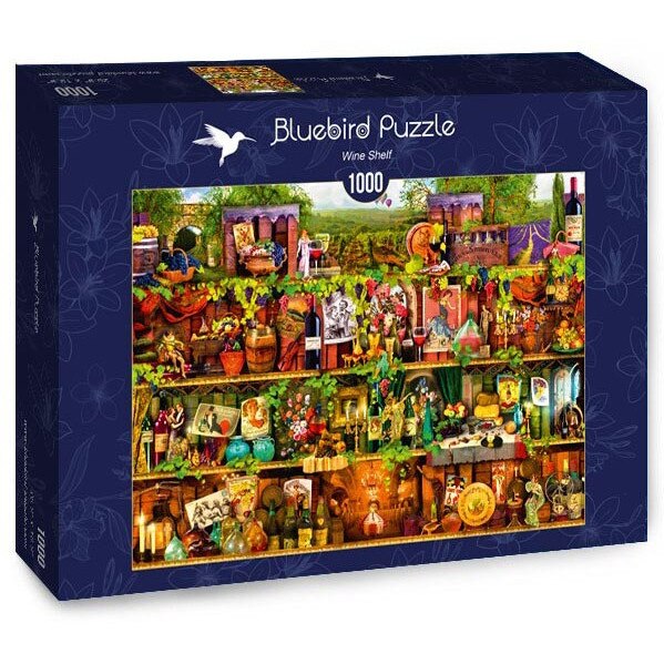 Puzzle Bluebird - Wine Shelf, 1.000 piese (70304-P)