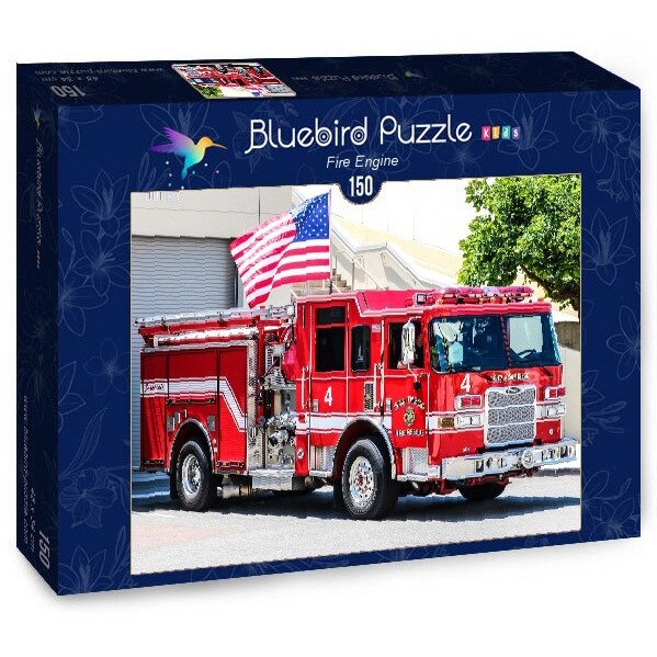 Puzzle Bluebird - Fire Engine, 150 piese (70402)