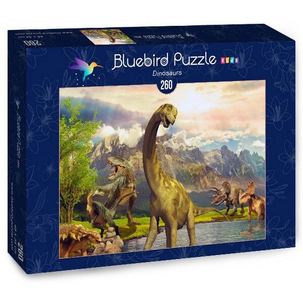 Puzzle Bluebird - Dinosaurs, 260 piese (70369)