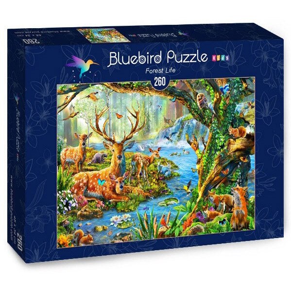 Puzzle Bluebird - Forest Life, 260 piese (70385)