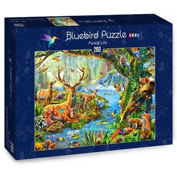 Puzzle Bluebird - Forest Life, 260 piese (70385) Puzzle Bluebird - Forest Life, 260 piese (70385)