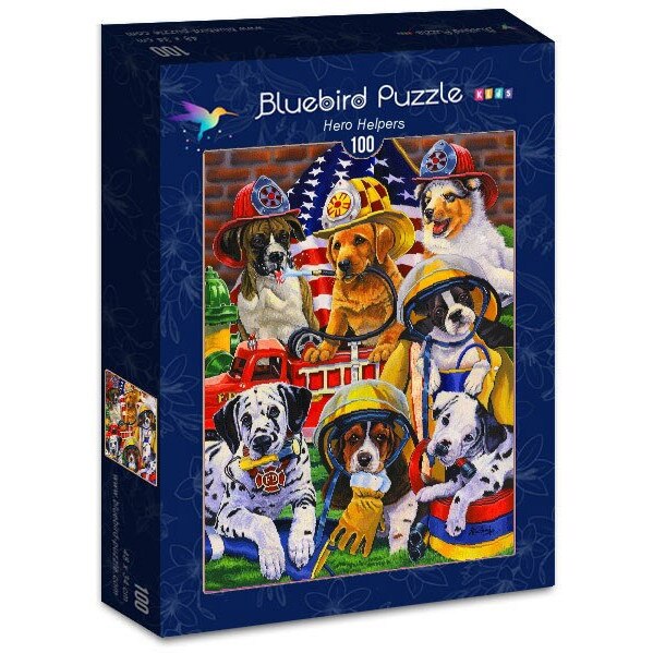 Puzzle Bluebird - Hero Helpers, 100 piese (70394)
