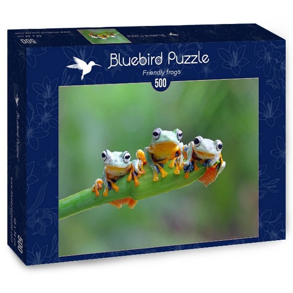 Puzzle Bluebird - Friendly Frogs, 500 piese (70294)