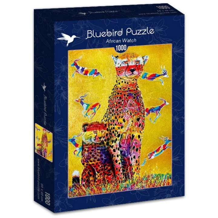 Пъзел Bluebird - Африкански часовник, 1000 части (70301-P)