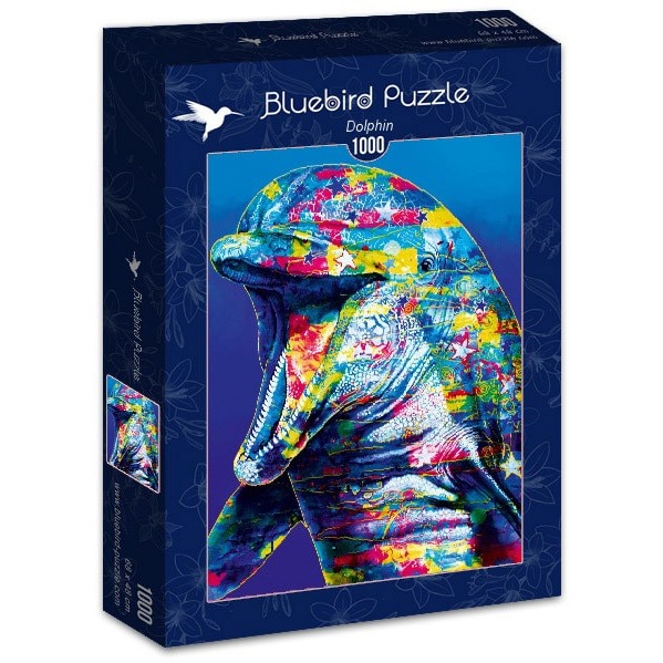 Puzzle Bluebird - Dolphin, 1.000 piese (70302-P)