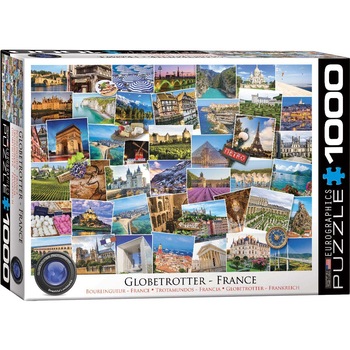 Puzzle Eurographics - Globetrotter France, 1.000 piese (6000-5466) Puzzle Eurographics - Globetrotter France, 1.000 piese (6000-5466)