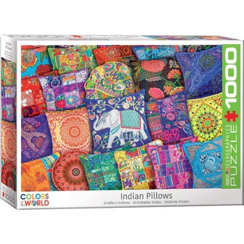 Puzzle Eurographics - Indian Pillows, 1.000 piese (6000-5470) Puzzle Eurographics - Indian Pillows, 1.000 piese (6000-5470)