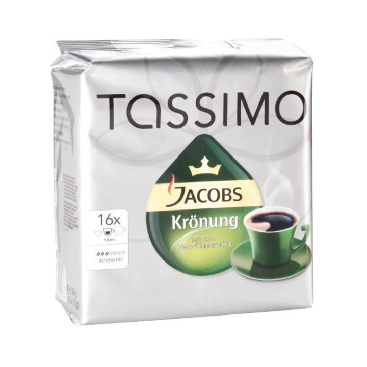 Jacobs Tassimo Krönung kávékapszula 16 db, 104 g
