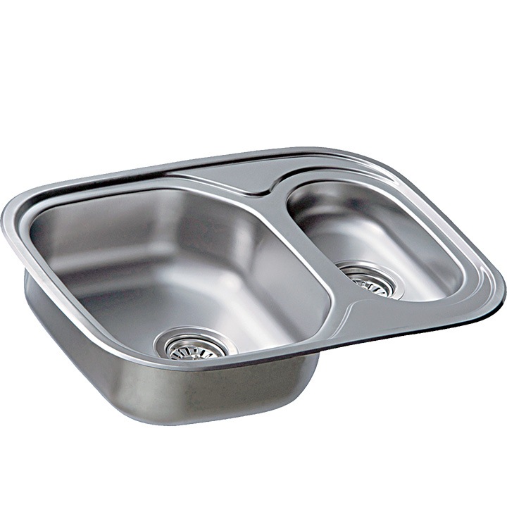 Artenova AEB 640 1medence + 1/2 medence 650x490x16/0,9cm