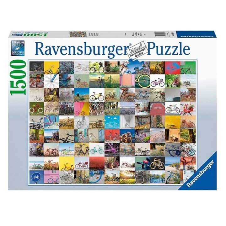 Ravensburger 1500 db-os puzzle - 99 bicikli