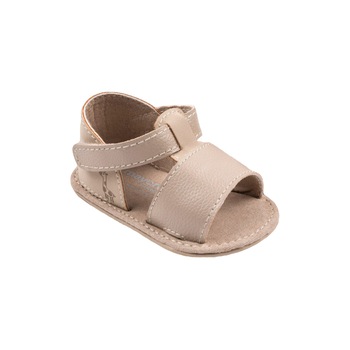 Sandale, Mayoral, cu banda velcro, bej, marimea 16 Sandale, Mayoral, cu banda velcro, bej, marimea 16