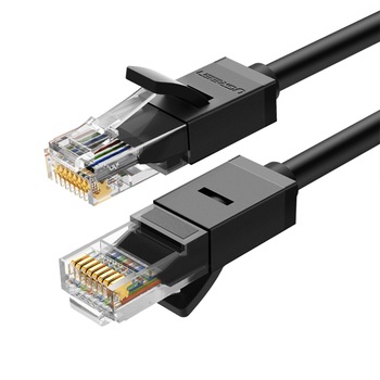 Cablu Retea Ethernet RJ45 CAT6 1 Gbps, Ugreen Pure Cooper, Negru - 1 m Cablu Retea Ethernet RJ45 CAT6 1 Gbps, Ugreen Pure Cooper, Negru - 1 m