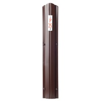 set 10 bucati sipca metalica gard maro lucios ral 8017 italian dfence model omega 1200 x 100 mm imagen 34_0_
0