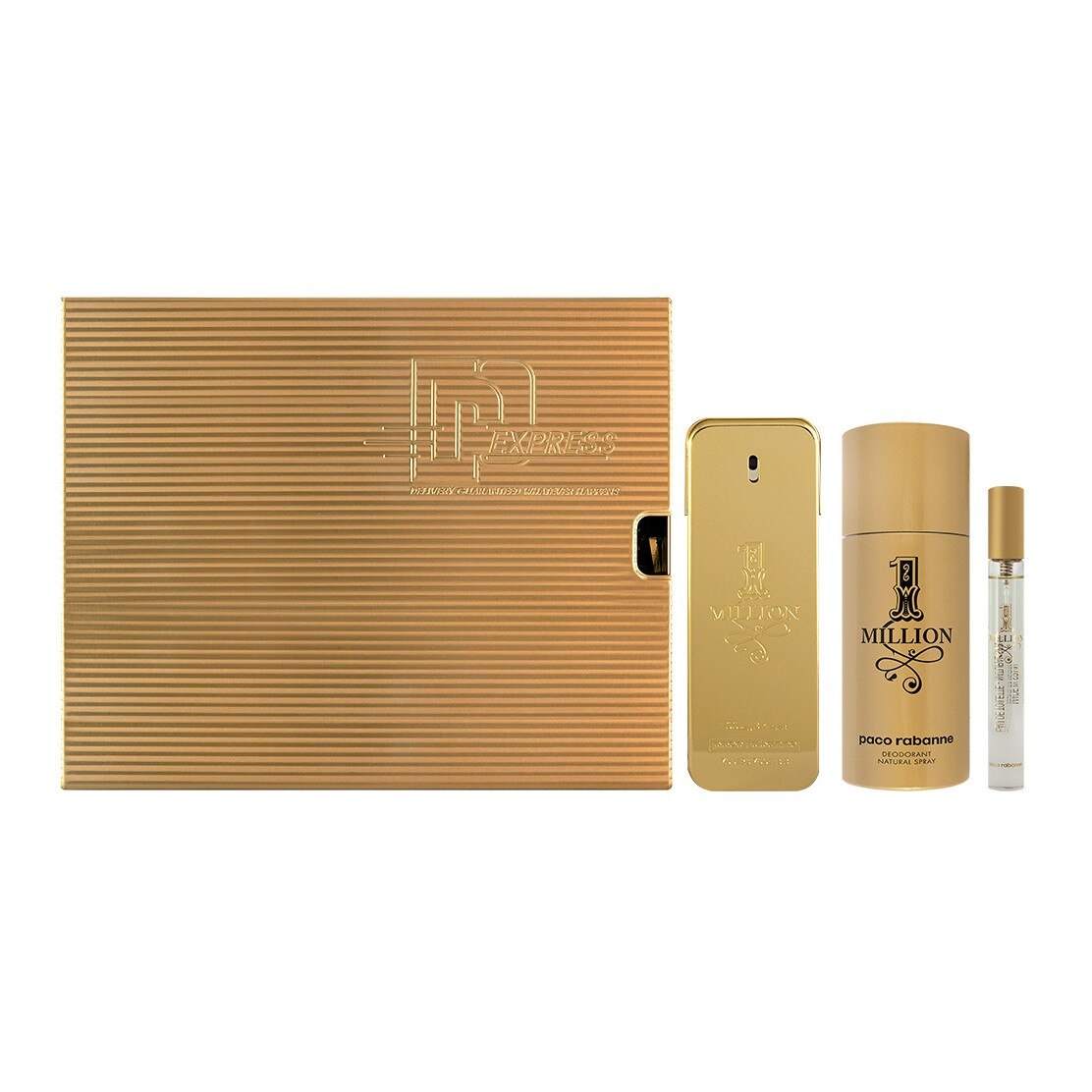 Set Paco Rabanne 1 Million, Barbati: Apa de Toaleta 100 ml + 10 ml + Deodorant Spray 150 ml
