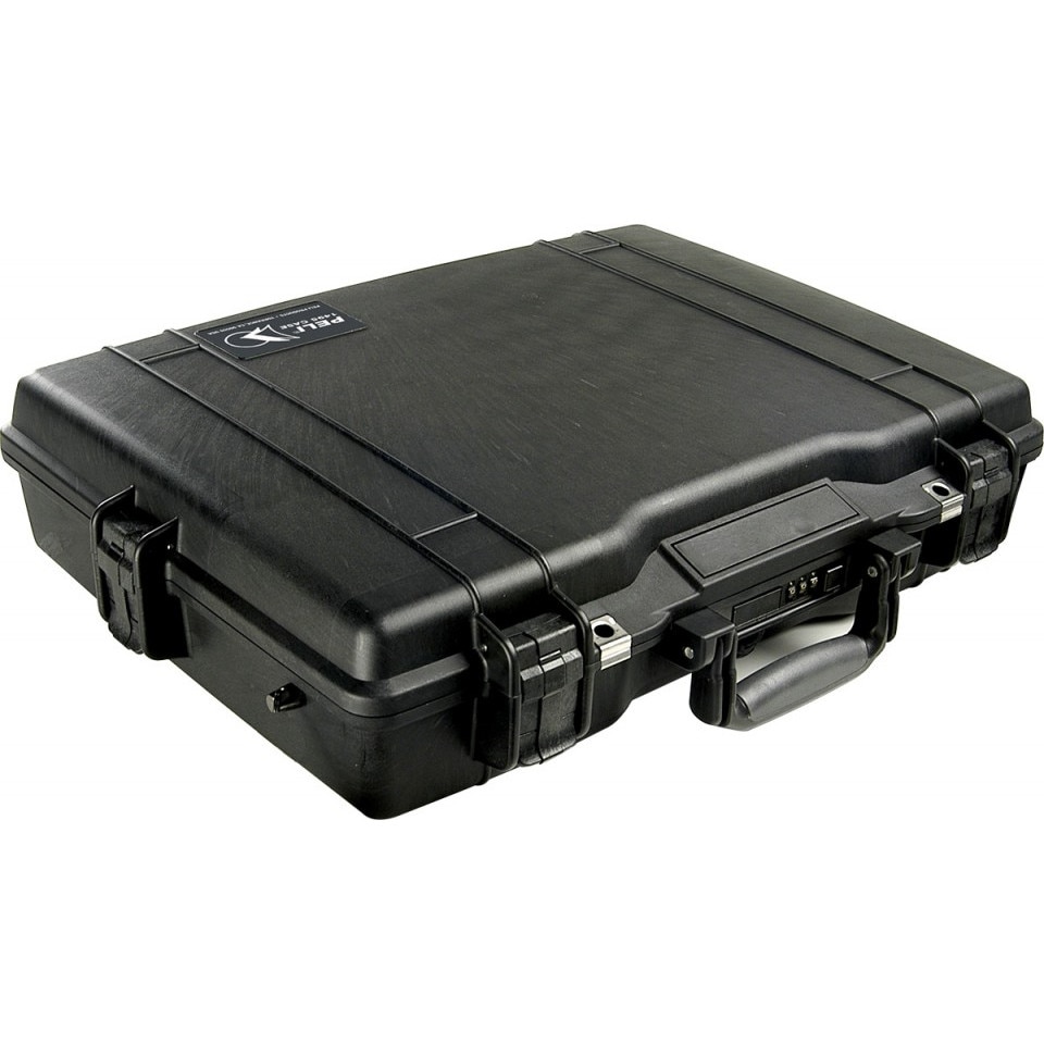 Servieta rigida laptop 17' Peli 1495CC1 "Protector Laptop Case", submersibila si antisoc, cu organizatoare si cifru