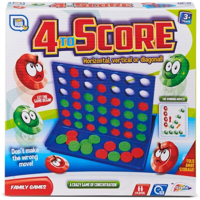 Joc de strategie 4 pe un rand Grafix, 2-4 jucatori, 43 piese