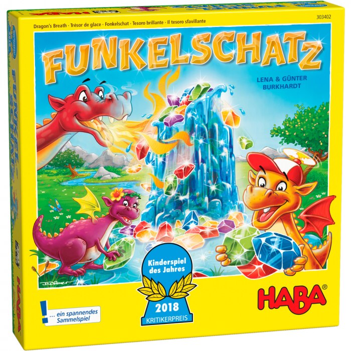 Joc boardgame, Haba, Dragon's Breath Funkelschatz, + 5 ani