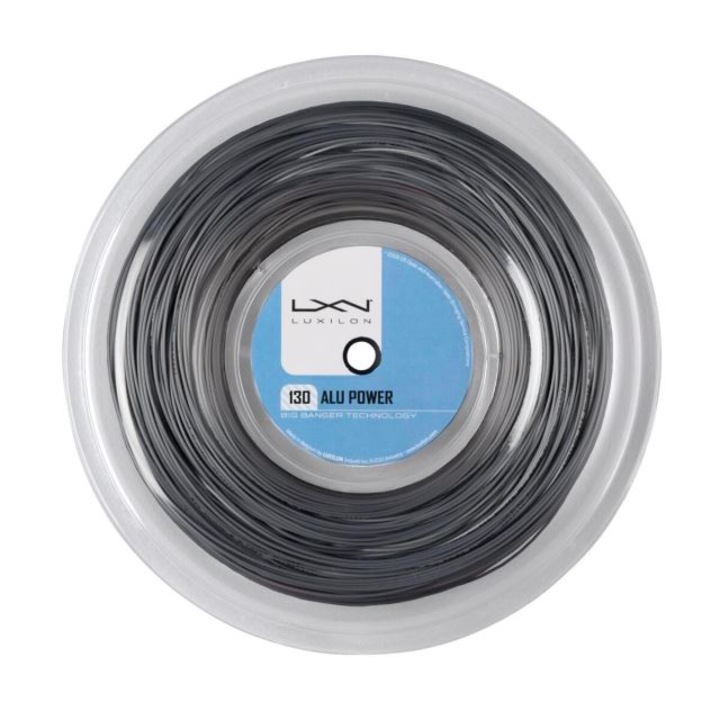 Luxilon Alu Power húrtekercs, 130, 200M, szürke